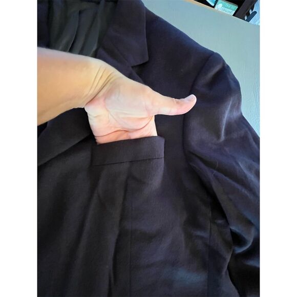 Cavelli Men's Angora and Wool Brown Three-Button Blazer Size 40 Business - Picture 4 of 14